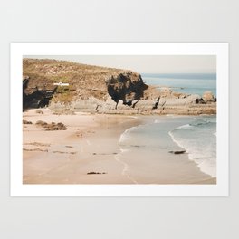Beach Love VI - Aerial Beach and Ocean photography by Ingrid Beddoes Art Print