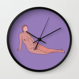 Pink Nude Wall Clock