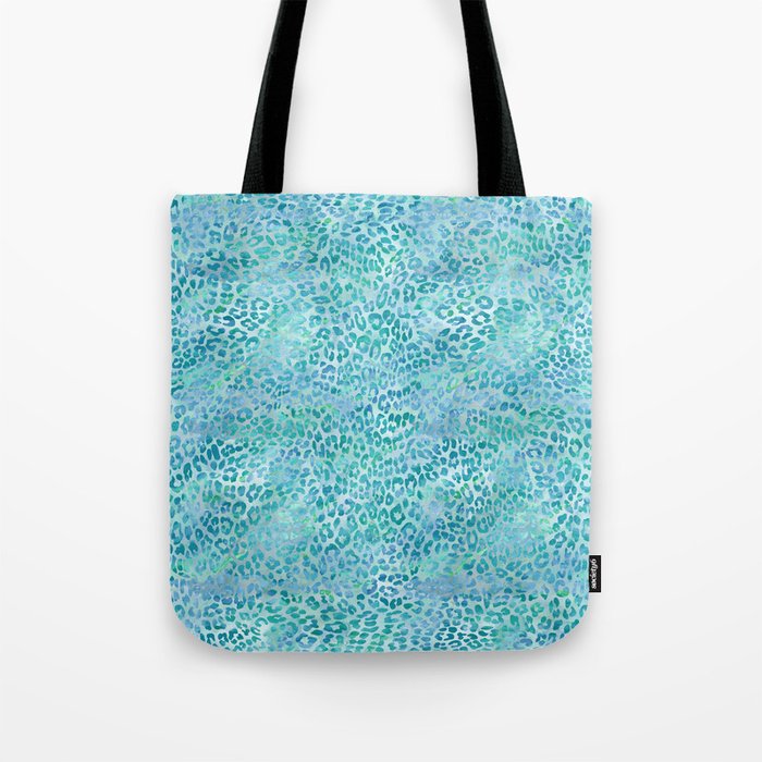 Blue leopard on sale print bag