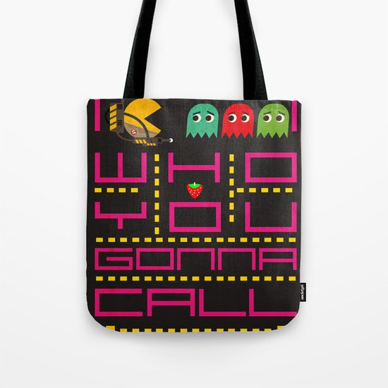 pacman ghostbuster Tote Bag