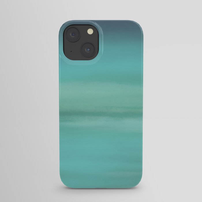 New Day 8 Moody Teal - Abstract Art Series iPhone Case