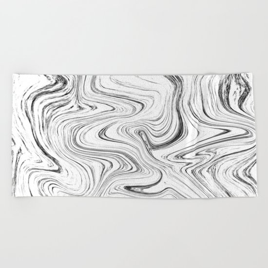 Marble (watecolor) Beach Towel