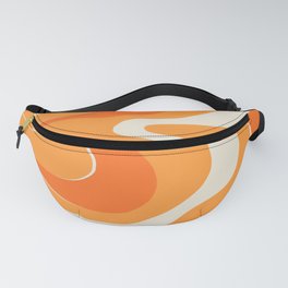 Retro 70's Orange and Pink Fanny Pack