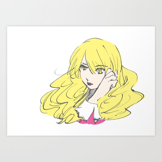 CATHY Art Print