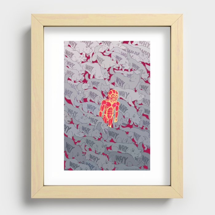 Why Wolves Recessed Framed Print