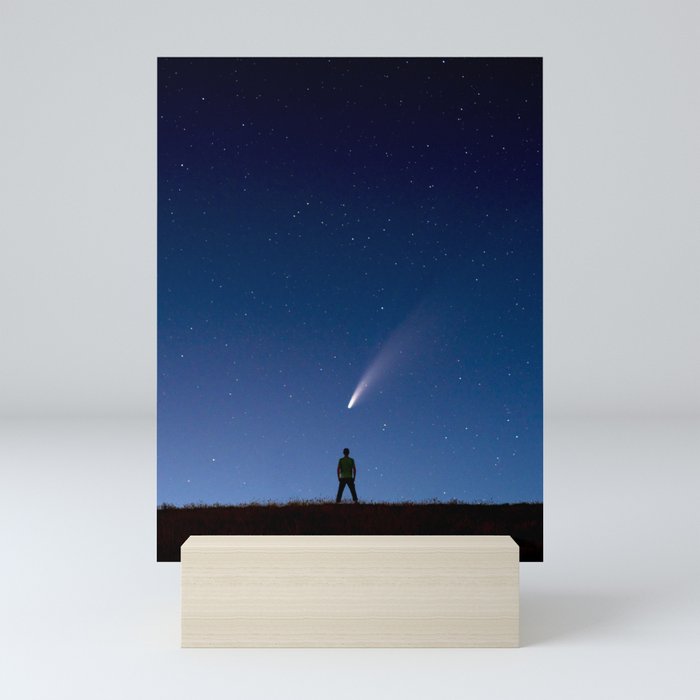 Me and My Comet Mini Art Print