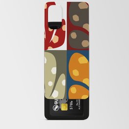 Spots patterned color leaves patchwork 1 Android Card Case