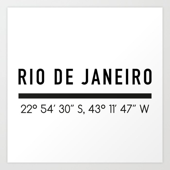 Rio de Janeiro Art Print