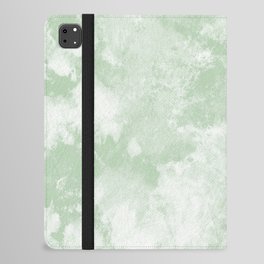 Sage Green Tie Dye Abstract Pattern iPad Folio Case