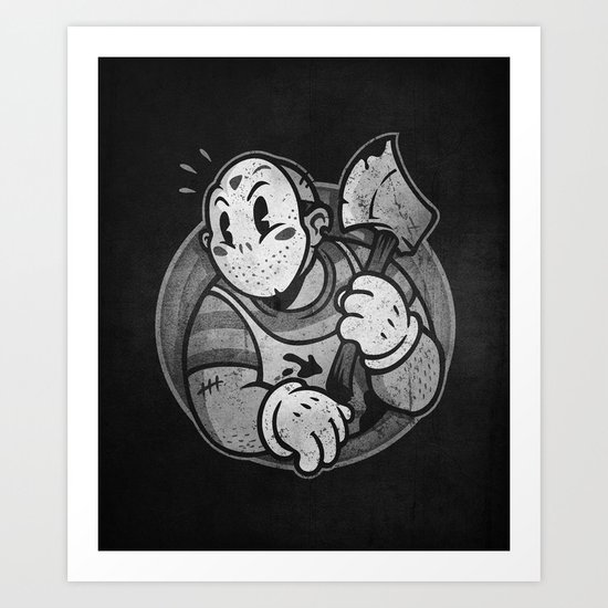 HorrorToon 2: Nightmare on Toon Street Art Print