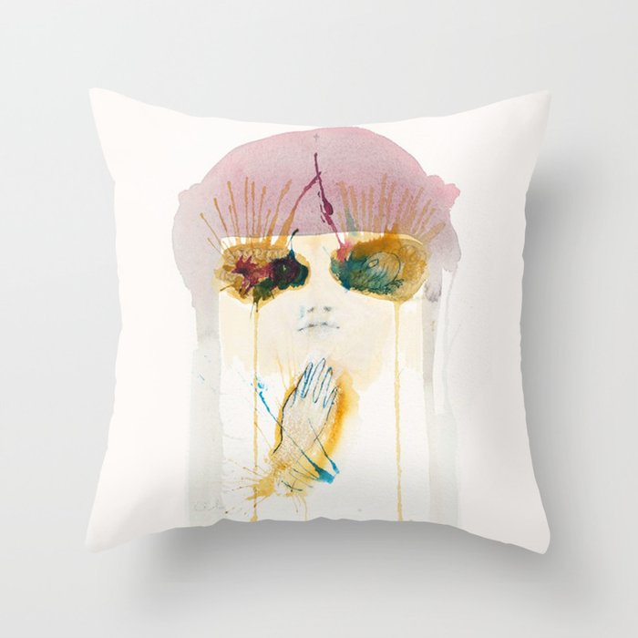 Tunnel Vision Pt.2 Throw Pillow