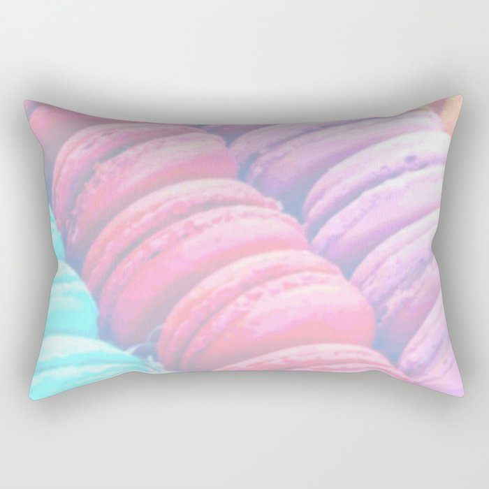 Macaron Cookies Rectangular Pillow