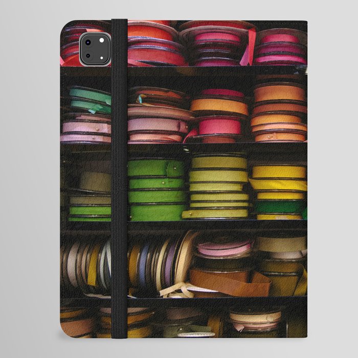 Rainbow Ribbons iPad Folio Case