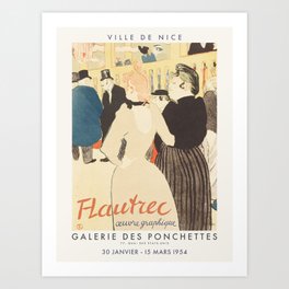 Henri de Toulouse-Lautrec Art Exhibition Art Print