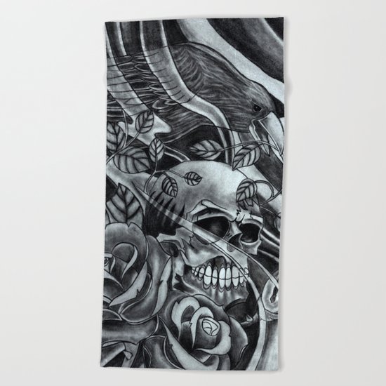 The Crow Beach Towel