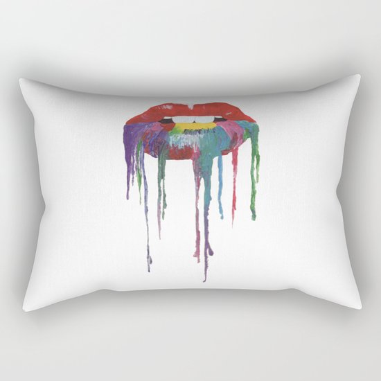 Kiss Art Rectangular Pillow