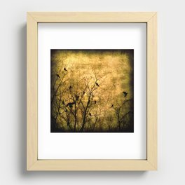 The Raven's Song Recessed Framed Print