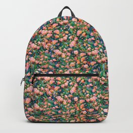 Romantic Roses Pattern — Peach • Coral Backpack