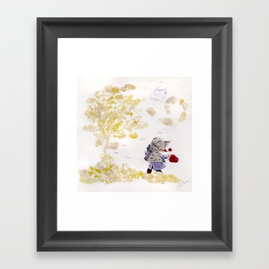 Wind Framed Art Print