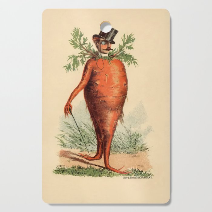 Victorian Carrot Man Cutting Board