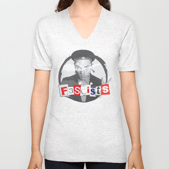 FASCISTS Unisex V-Neck