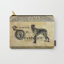 Scottish Deerhound Antique A Carry-All Pouch