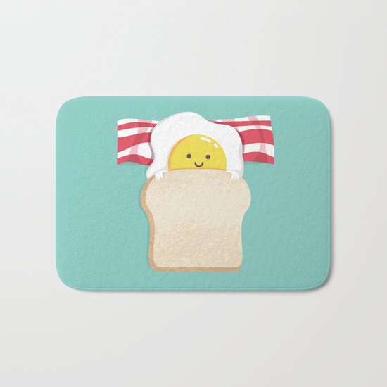 Morning Breakfast Bath Mat