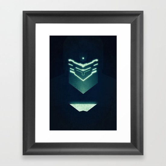Isaac Clark / Dead Space Framed Art Print