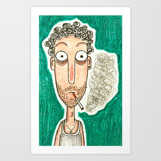SMOKING Art Print