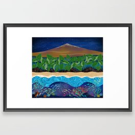 Mauna Kea Landscape Framed Art Print