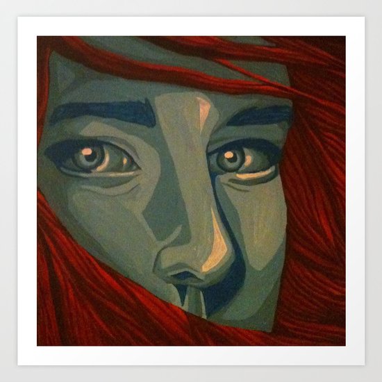 Ice, Fire Art Print