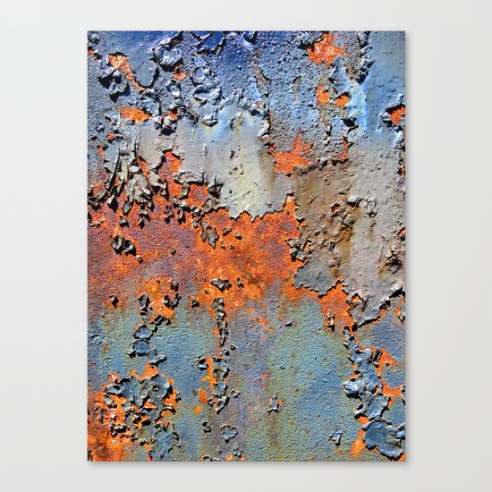 Rusted and Peeling 3 Canvas Print