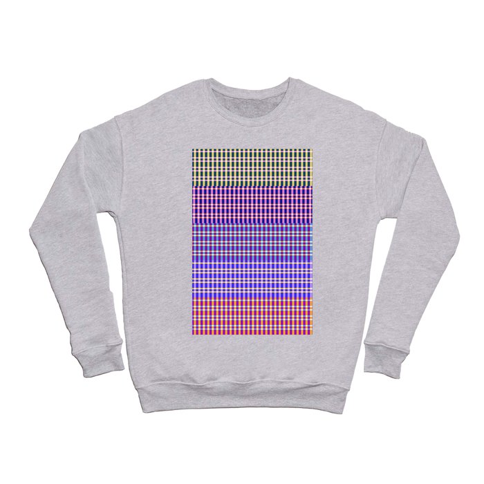 Colorful Plaid 6 Crewneck Sweatshirt