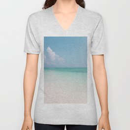 Calm Waters V Neck T Shirt