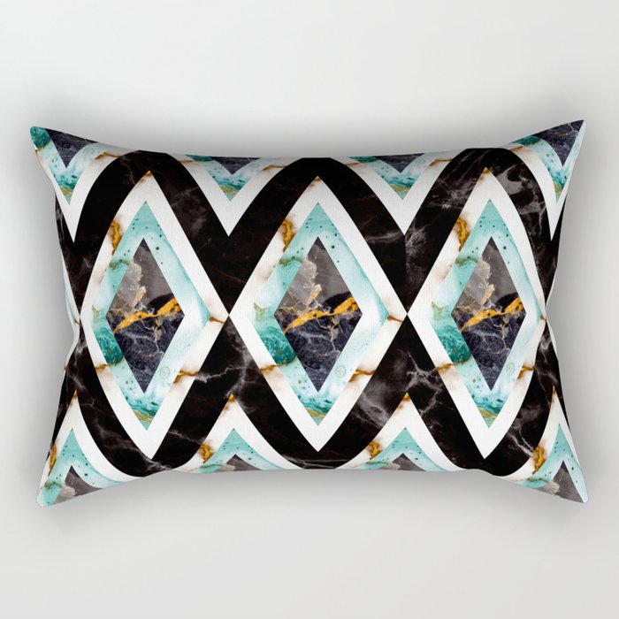 Art deco marble pattern 20s #homedecor Rectangular Pillow