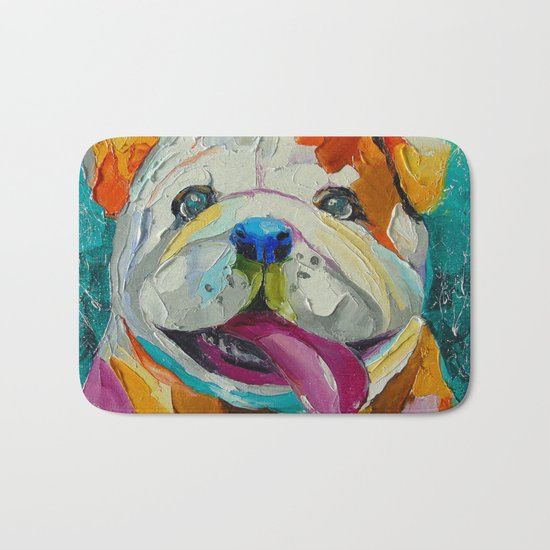 The smile of a friend Bath Mat