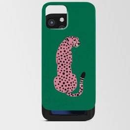 The Stare: Pink Cheetah Edition iPhone Card Case