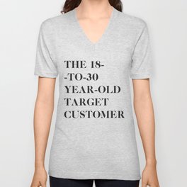 UO$ Target Customer V Neck T Shirt