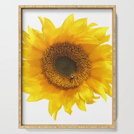 yellow sunflower Serving Tray