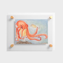 Drunk Octopus Floating Acrylic Print