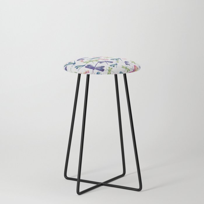 Dragonfly Carnival Counter Stool