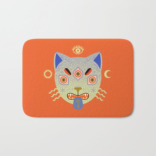 Mystic Cat Bath Mat