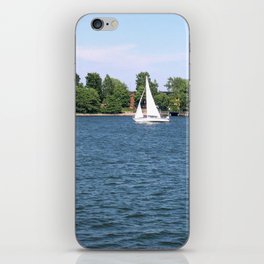Lovely Island and boat! iPhone Skin