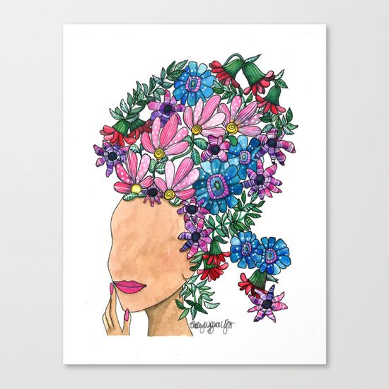 Exotic Beauty Canvas Print