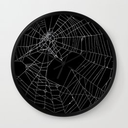 SpiderWeb Web Wall Clock