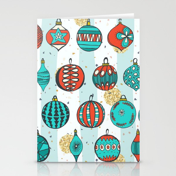 Bright MidCentury Christmas 1.0 Stationery Cards