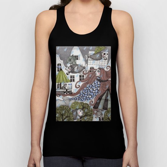Rainy Days Unisex Tank Top