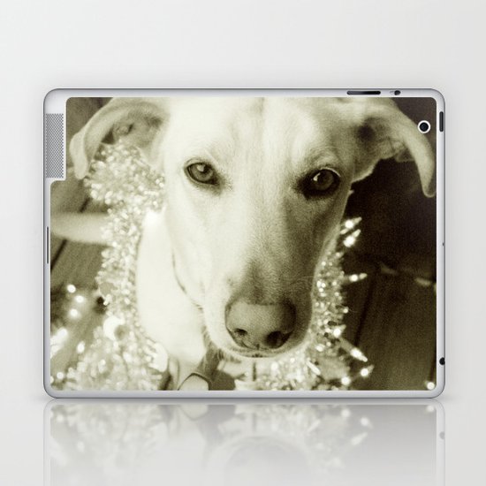 It's Beginning to Look a Lot Like Christmas B&W Laptop & iPad Skin