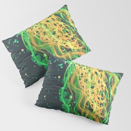 Neon Jellyfish Pillow Sham