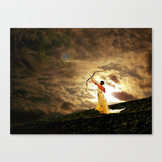 The Far Side of Midnight Canvas Print